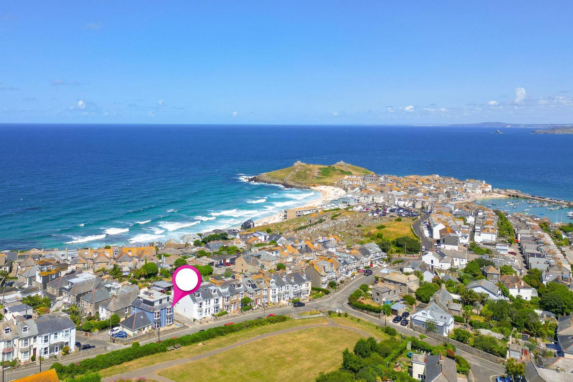 Seabreeze 3 - Seaview & Parking Apartment St. Ives Exterior photo